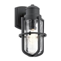 Wandlampe Au&szlig;en Schwarz IP44 Maritim E27 Garten Balkon