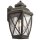 Au&szlig;enleuchte Aluminium Glas in Bronze antik E27 IP44