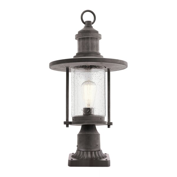 Außen Standlampe 44 cm Maritim in Zink antik