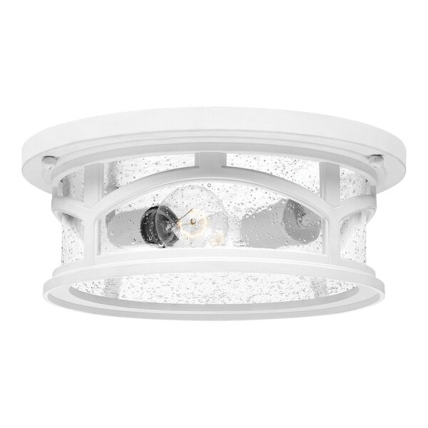 Deckenlampe außen IP44 Vintage Design Weiß Eingang