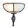 Wandleuchte ANOUK Schwarz B:26cm Rustikal Lampe