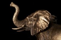 Sockel für Tischleuchte E27 in Bronze antik Elefant