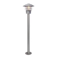 Außenlampe Edelstahl Glas 100 cm Skandinavisch IP44...