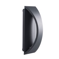 LED Wandlampe Außen Aluminium IP54 Schwarz Up Down