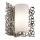Wandlampe RINA in Zinn Wei&szlig; B:19cm Modern Lampe