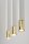 Hängeleuchte Weiß Gold elegant Modern Metall Esstisch