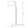 Stehlampe Stoff Metall 151 cm Wohnzimmer Schwarz Gold