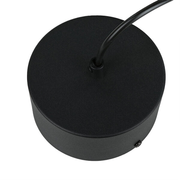 Pendelleuchte Esstisch Metall rund 40 cm Schwarz Gold