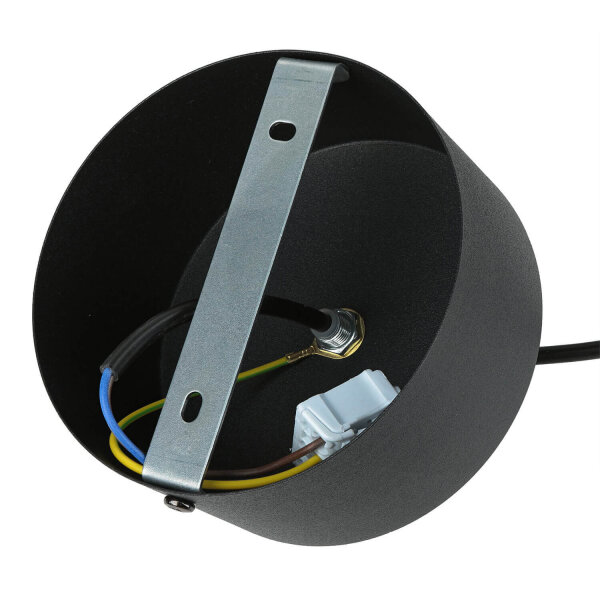 Pendelleuchte Esstisch Metall rund 40 cm Schwarz Gold