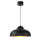 Pendelleuchte Esstisch Metall rund 40 cm Schwarz Gold