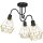 Deckenlampe Gold Schwarz E27 Metall Draht Schirm
