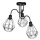 Deckenlampe Draht Schirm Schwarz Retro Design E27