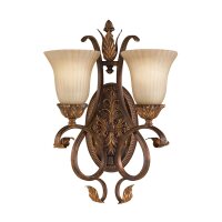 Wandlampe ANABELL 10 in Bronze 2-flammig Leuchte
