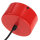 Hängeleuchte Rot Metall Vintage Mid Century Design