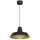 H&auml;ngelampe Metall Schwarz Gold &Oslash;36cm Mid Century
