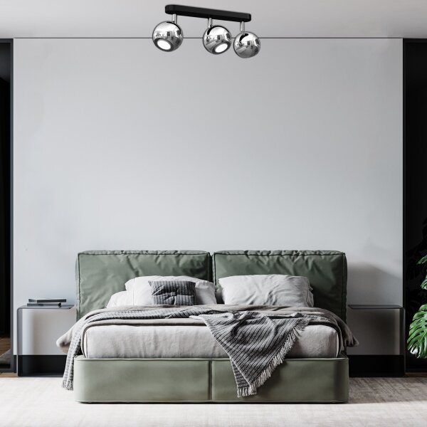 Spot Strahler Decke 3-flammig GU10 Retro Design