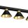 Deckenleuchte RIAN Metall 5-flammig Schwarz Gold