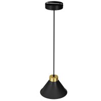 Hängelampe Schwarz Gold Metall E27 Esstisch RIAN