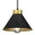 Hängelampe Schwarz Gold Metall E27 Esstisch RIAN