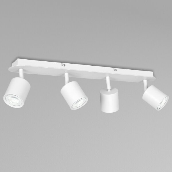 Spot Lampe Decke Weiß Metall GU10 66 cm WIOMA