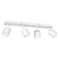 Spot Lampe Decke Weiß Metall GU10 66 cm WIOMA