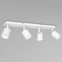 Spot Lampe Decke Weiß Metall GU10 66 cm WIOMA