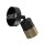 Spot Leuchte Wand Metall GU10 Schwarz Messing