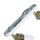 Deckenstrahler Spot Metall Modern Weiß Gold 2-flammig