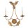 Vergoldete Wandlampe YAGMUR 2-flmg Design Lampe