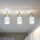 Spot Strahler Decke Weiß Gold 3x GU10 Metall EVIE
