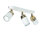 Spot Strahler Decke Weiß Gold 3x GU10 Metall EVIE