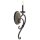 Wandlampe CAMELOT 8 in Zink Antik Holz Lampe
