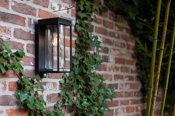 Solarleuchte Garten Eingang IP44 Aluminium Glas