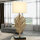 Tischlampe Treibholz Stoff 69 cm Nachttisch Wohnzimmer