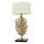 Tischlampe Treibholz Stoff 69 cm Nachttisch Wohnzimmer