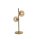Tischlampe Metall Glas 23 cm Retro in Messing