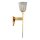 LED Badezimmerleuchte Messing in Gold IP44 rostfrei PIA