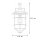 Wandlaterne HUGH maritimes Design E27 IP44 Haus Hof