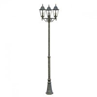 Kandelaber MIGDAL in Bronze 220cm Rustikal Weg Garten