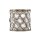 Kristall Wandlampe in Silber br&uuml;niert E14 Premium