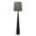 Designer Standleuchte Dunkelgrau Stoff 181cm Modern