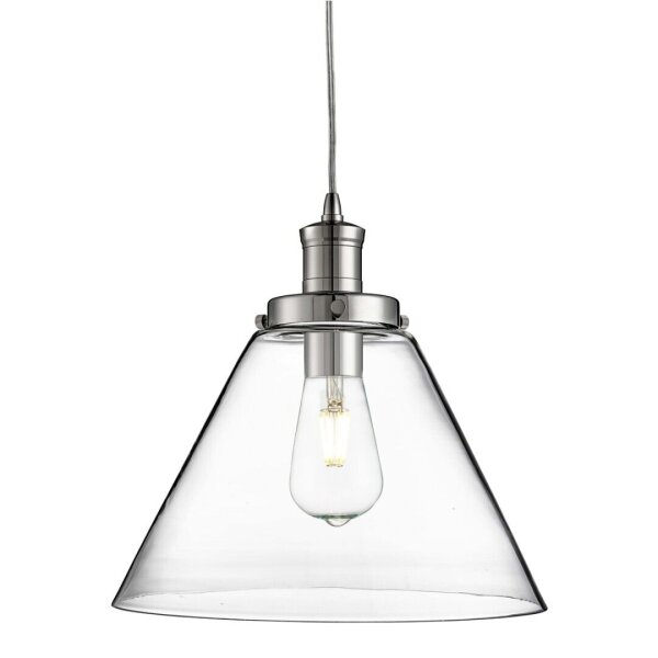 Pendelleuchte E27 PYRAMID verchromt