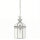 Pendelleuchte Chrom Glas E27 L:17,8 cm Klassisch Modern