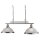 H&auml;ngeleuchte BISTRO in Silber 76cm