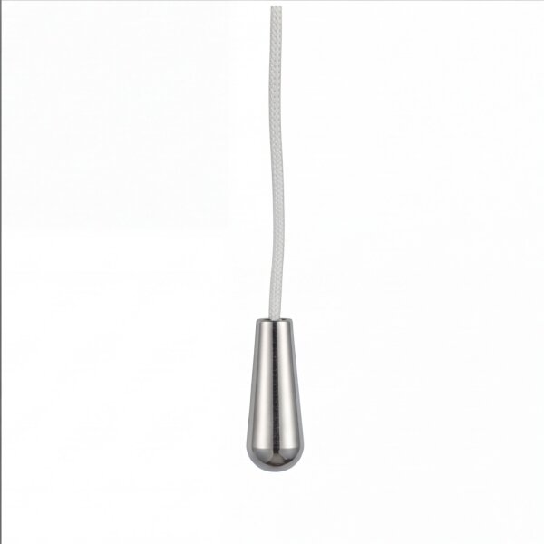 Wandlampe Chrom B:37 cm E14 Zugschalter Stoff blendarm