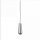 Wandlampe Chrom B:37 cm E14 Zugschalter Stoff blendarm