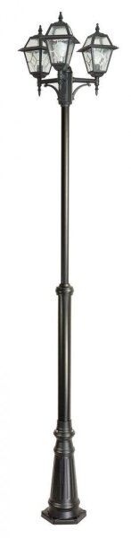 Kandelaber MERKSEM Schwarz 185-285cm Rustikal 3x