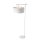Wohnzimmer Stehleuchte Wei&szlig; Silber Loft 162cm
