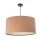 Pendelleuchte Kork Ø 30 cm E27 Natur Schwarz Modern Esstisch