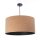 Hängelampe E27 Ø 30 cm Natur Schwarz Kork Modern